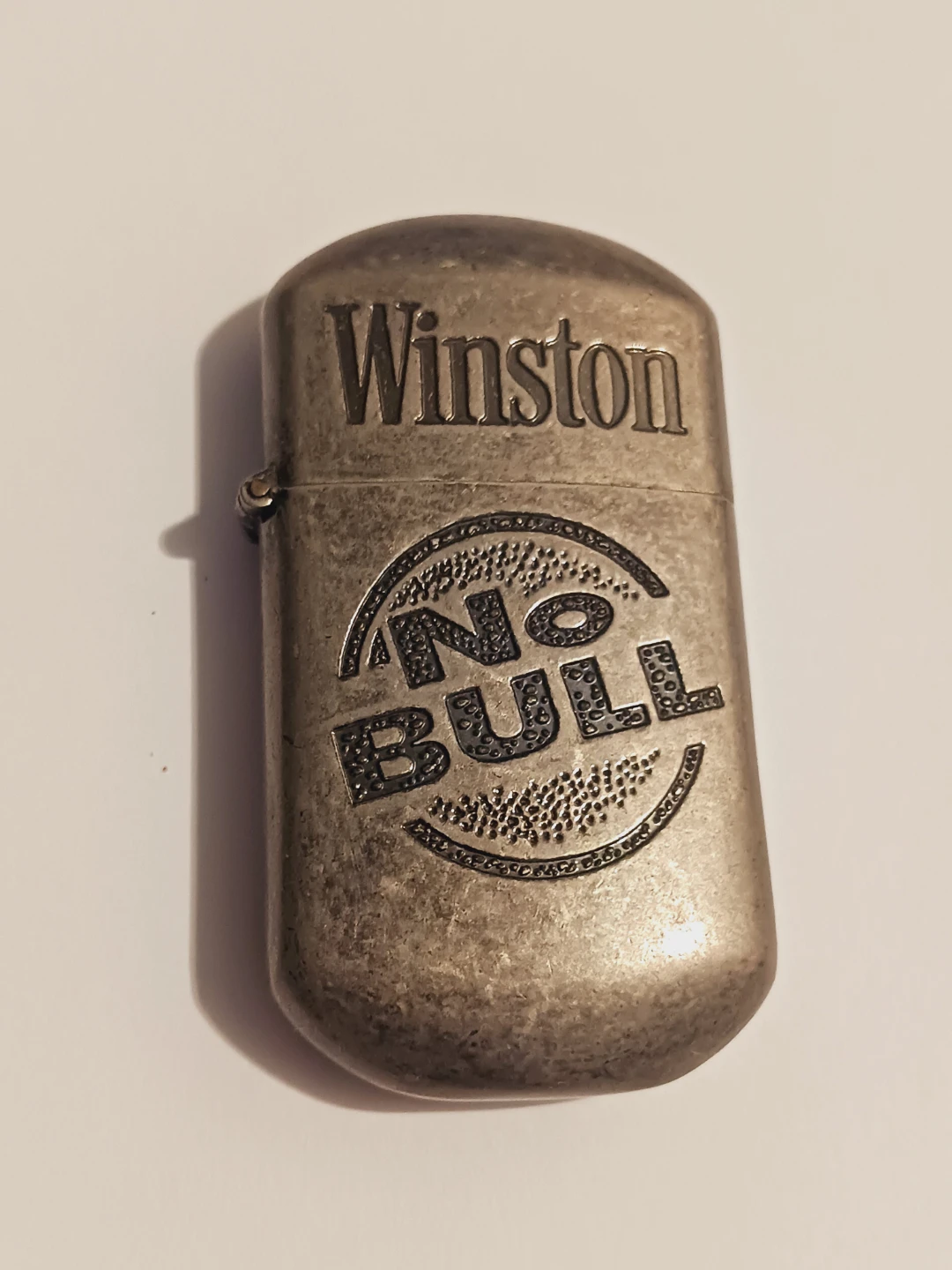 Winston No Bull Vintage Lighter. It's empty as is.