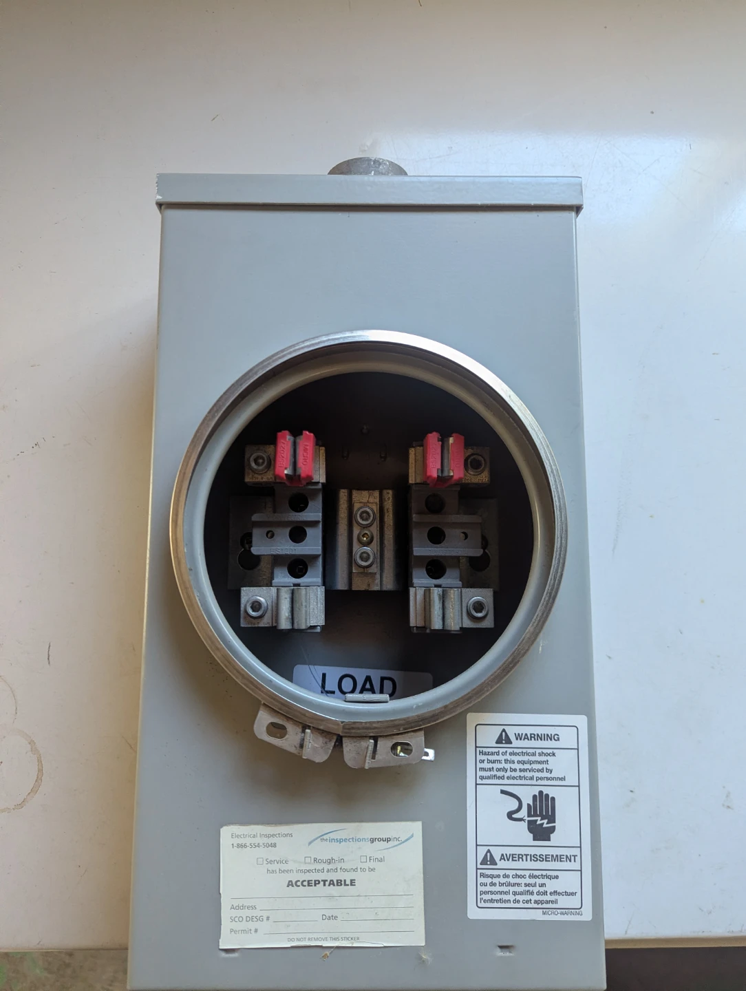 Microlectric BE1-TCV Meter Socket