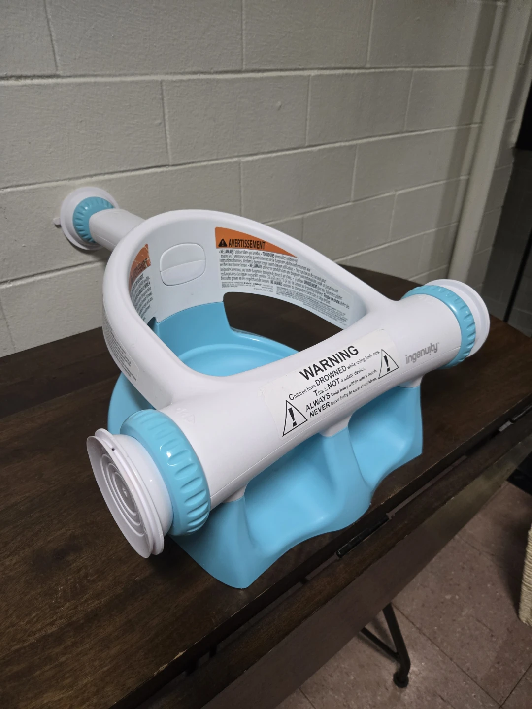 Premium Ingenuity My Bath Seat – Aqua Blue