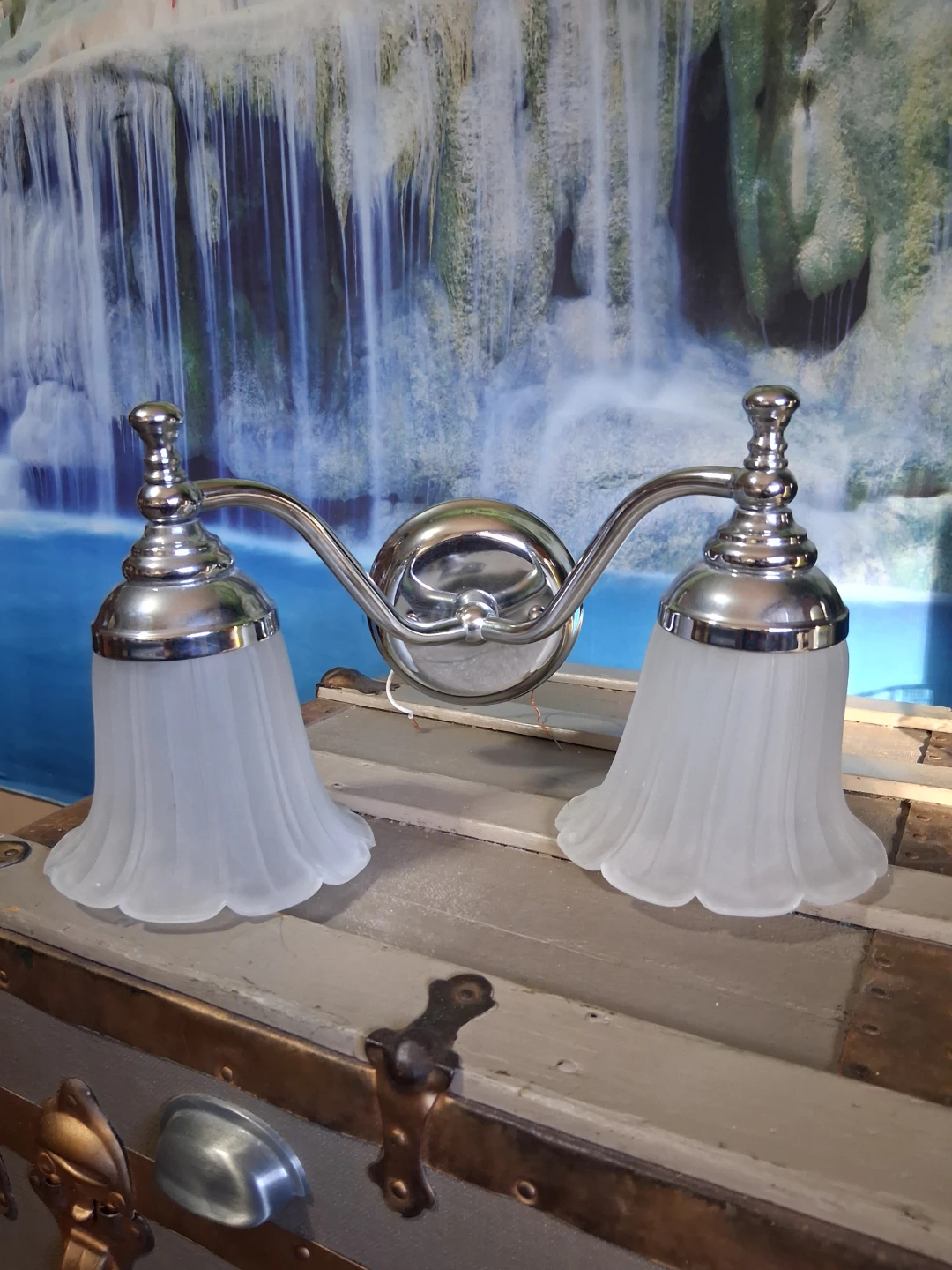 Double Wall Sconce Light Fixture