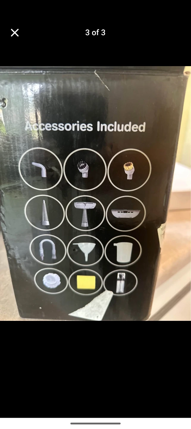 Handheld Steam Cleaner with Accessories - photo 3