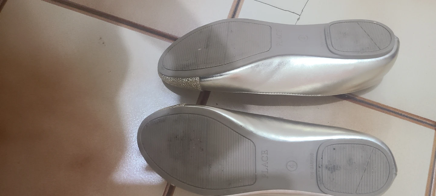 The Children's Place Gold Glitter Flats - photo 4