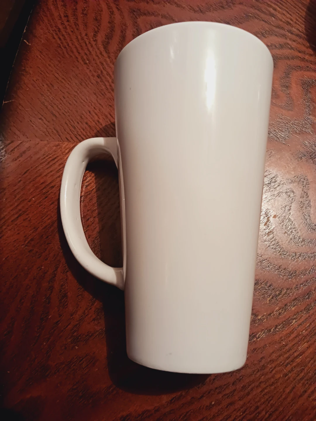 New !! "Believe" Tall White Ceramic Mug - photo 3