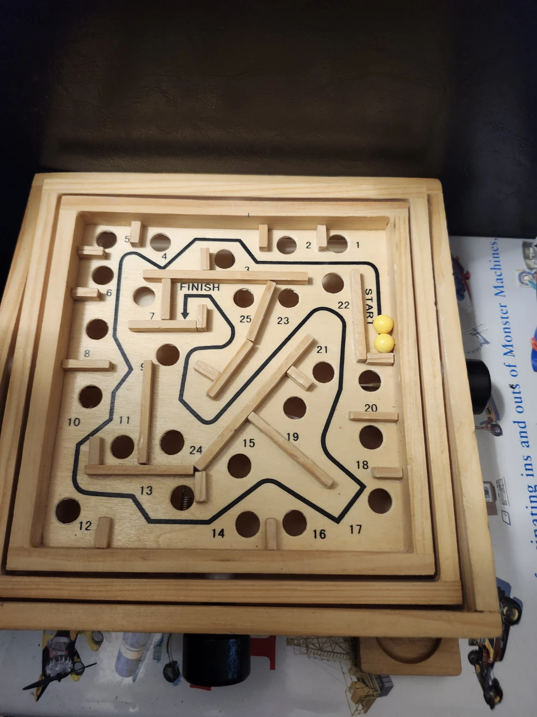 Wooden Labyrinth Tilt Maze Game