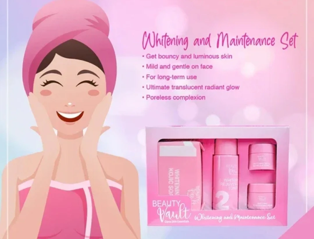 Beauty Vault Whitening Maintenance Skincare Set