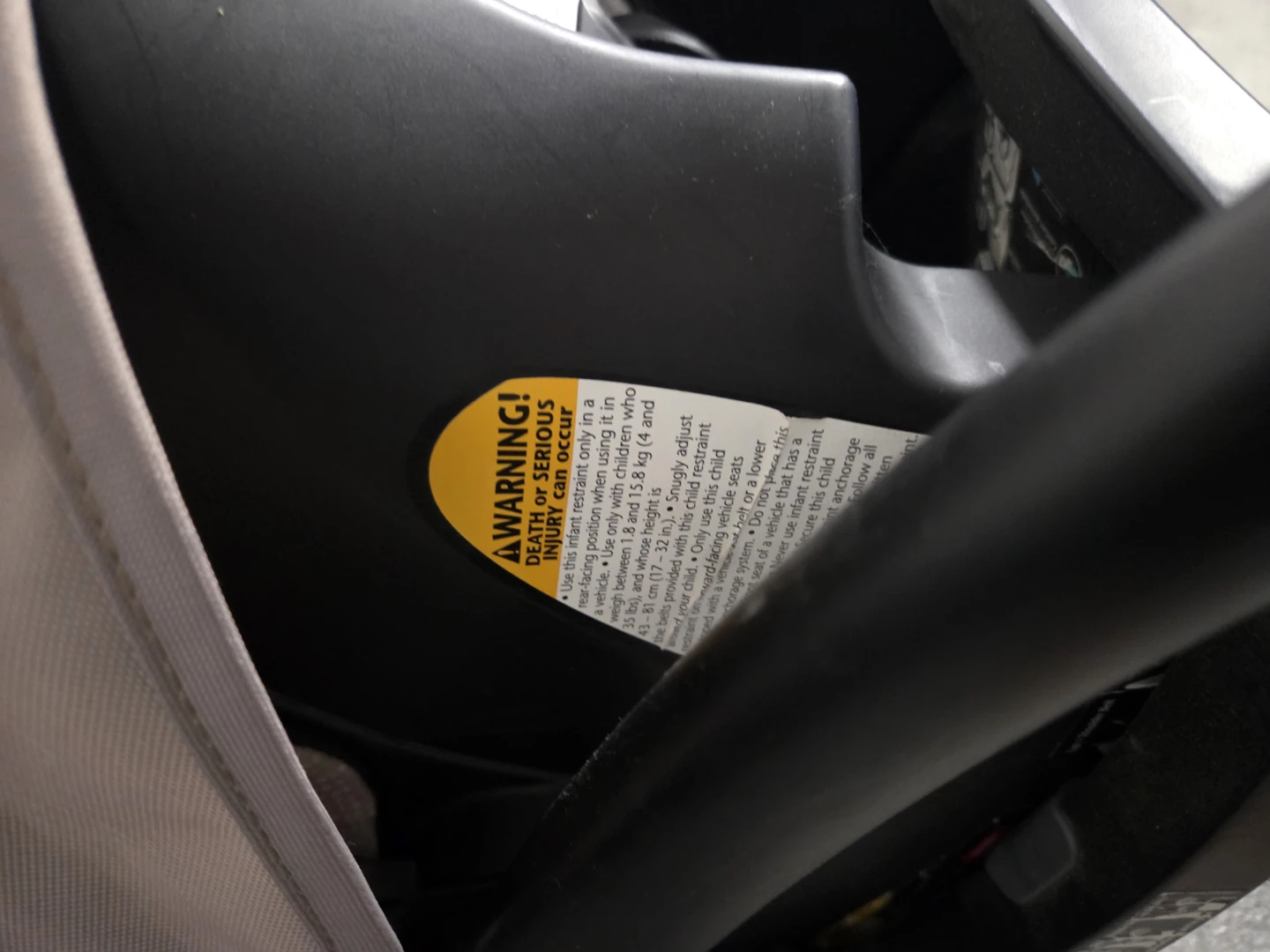 Evenflo SafeMax Infant Car Seat - photo 5