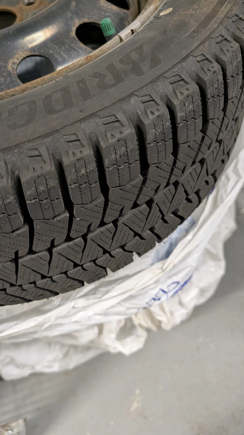 Bridgestone Blizzak WS90 Winter Tires + Steel Rims – 205/55R16 - photo 3