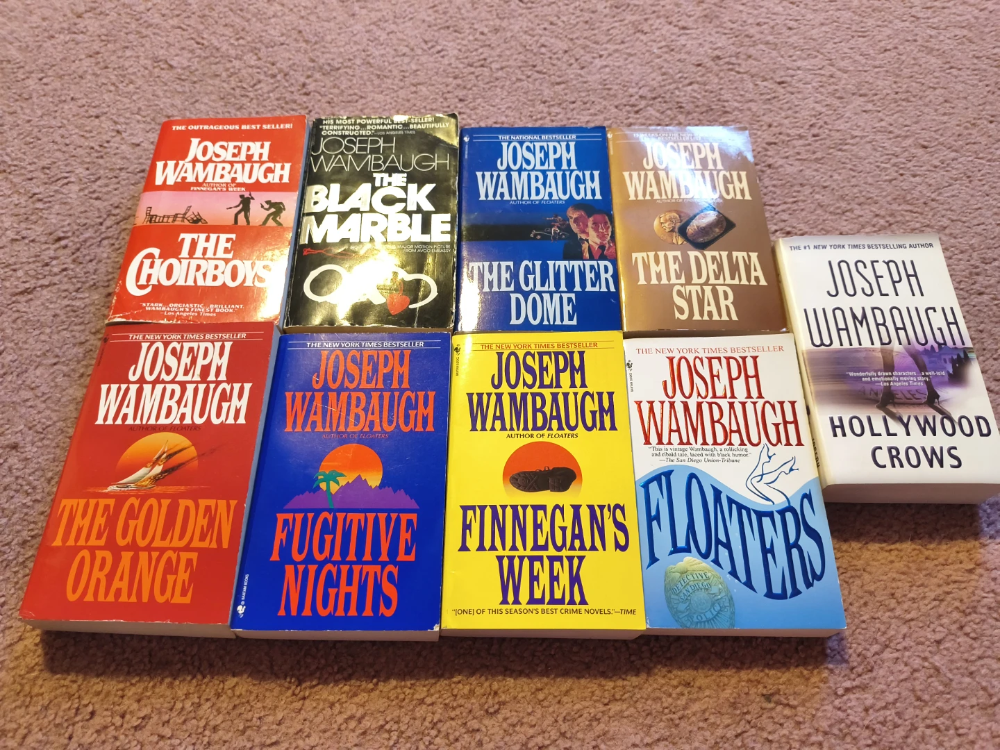 Joseph Wambaugh Book Collection
