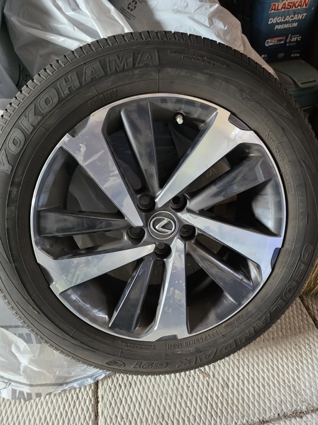 Lexus 18” Alloy Wheels with Yokohama  (225/60R18) – Set of 4 - photo 2