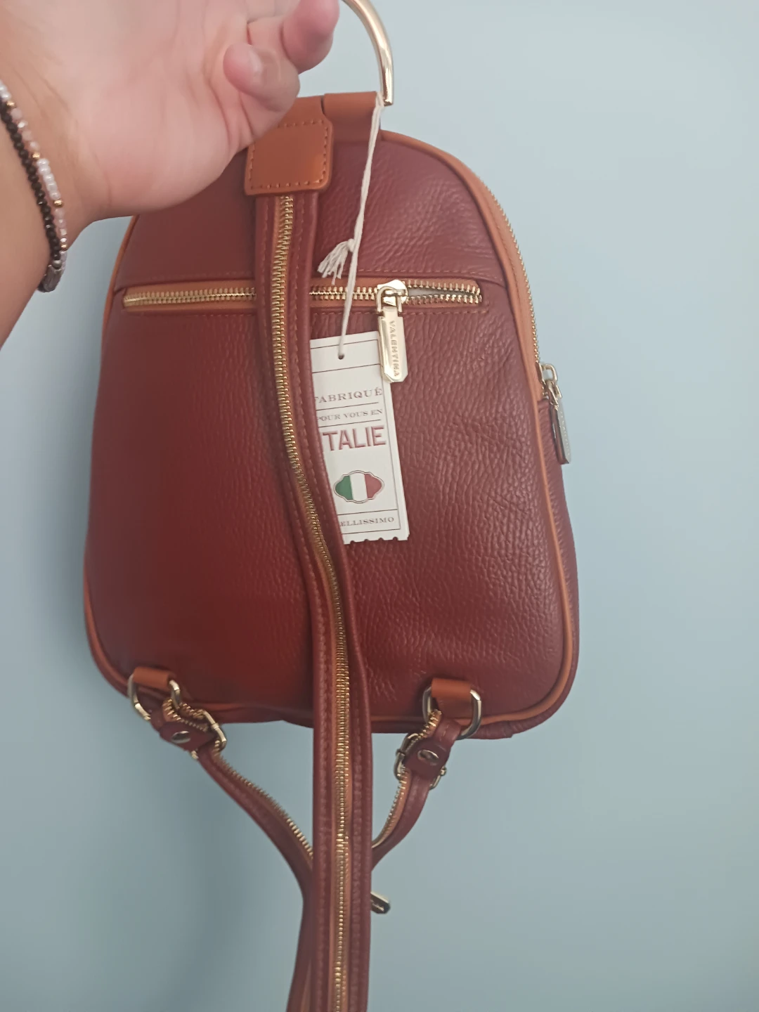 Valentina Italian Leather Backpack - photo 2