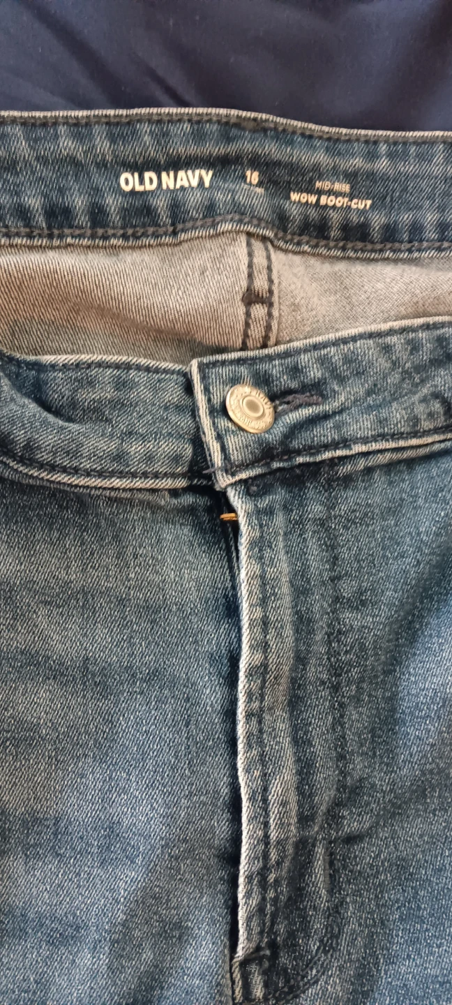 2 pairs of Old Navy Mid-Rise Wow Boot-Cut Jeans Size 16 - photo 2
