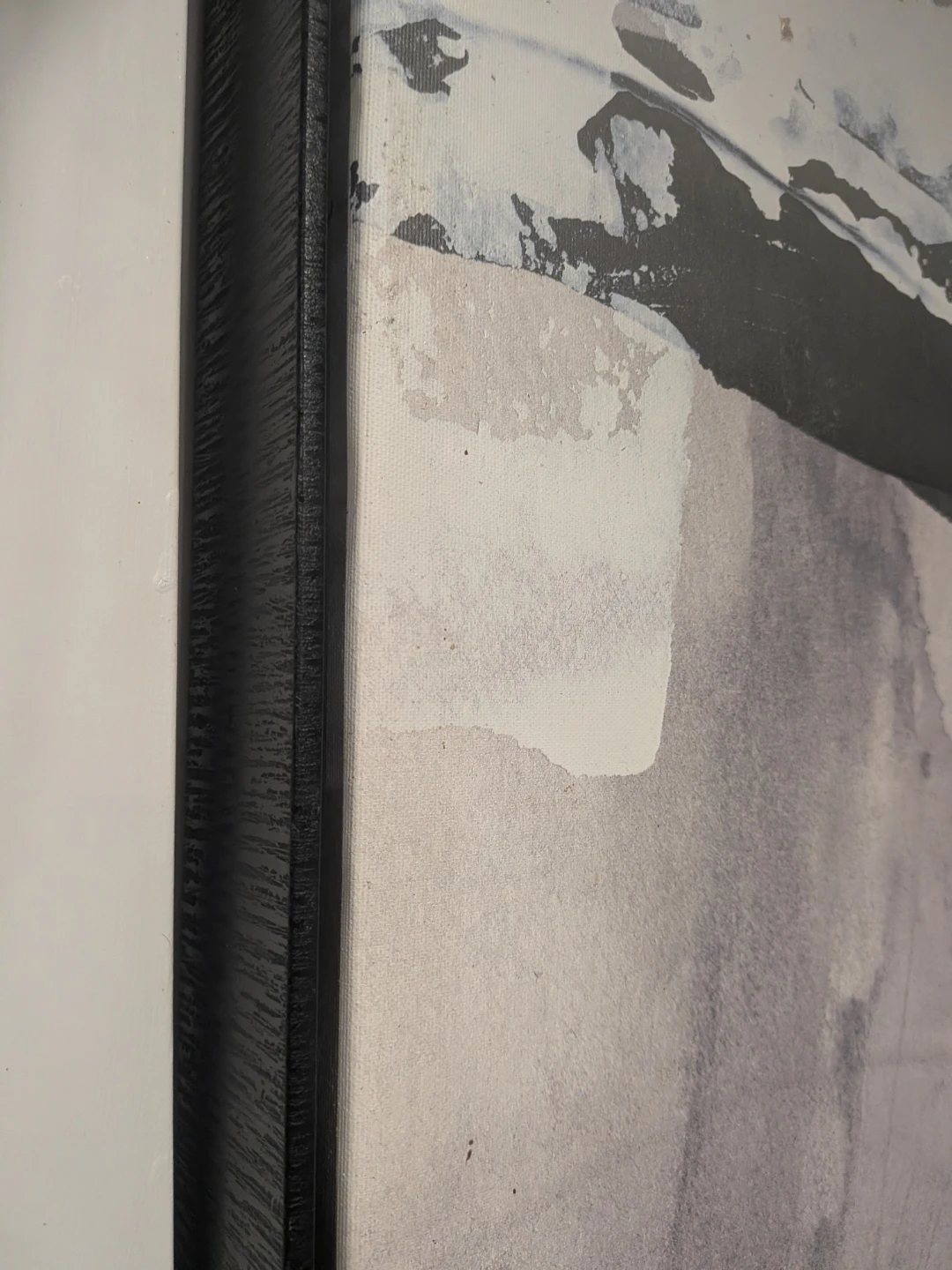 Abstract wall art with gold accents - photo 3