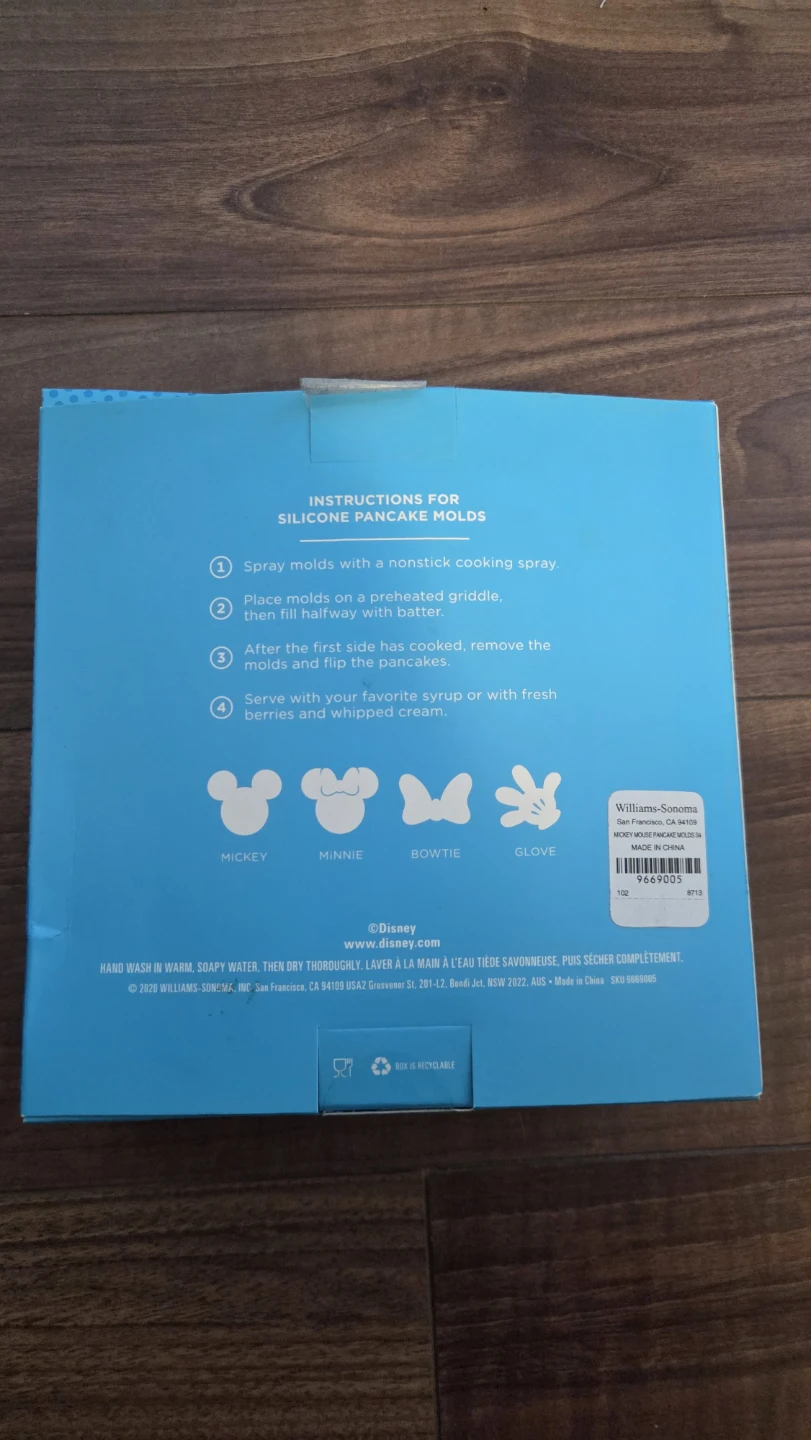 Disney Mickey & Friends Silicone Pancake Molds - photo 2