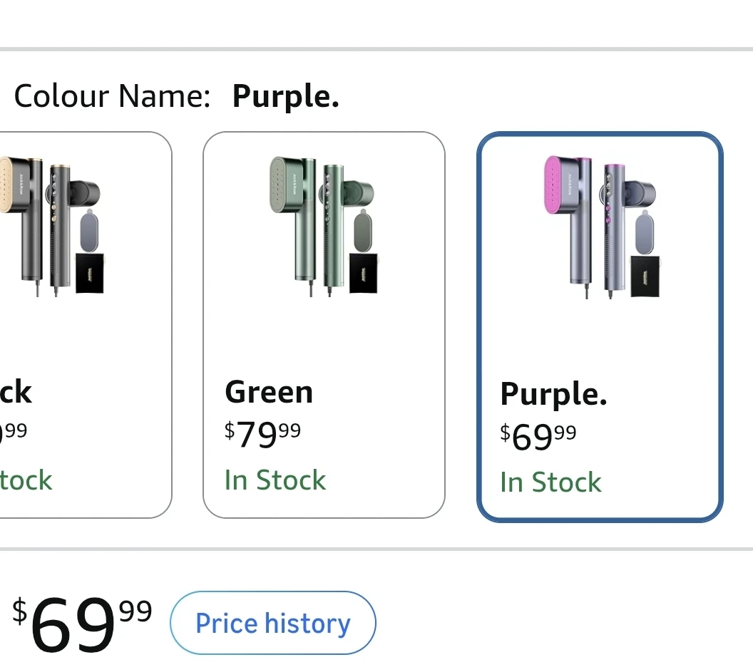 Jack & Rose Purple Travel Clothes Steamer - photo 3