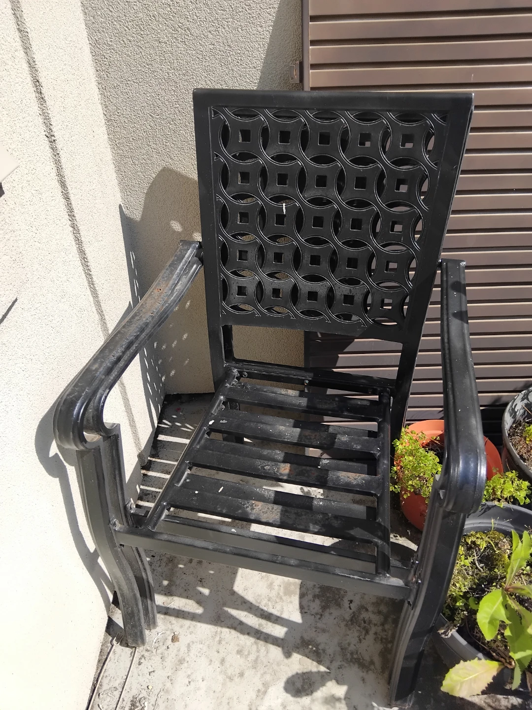Black Metal Patio Set - photo 2