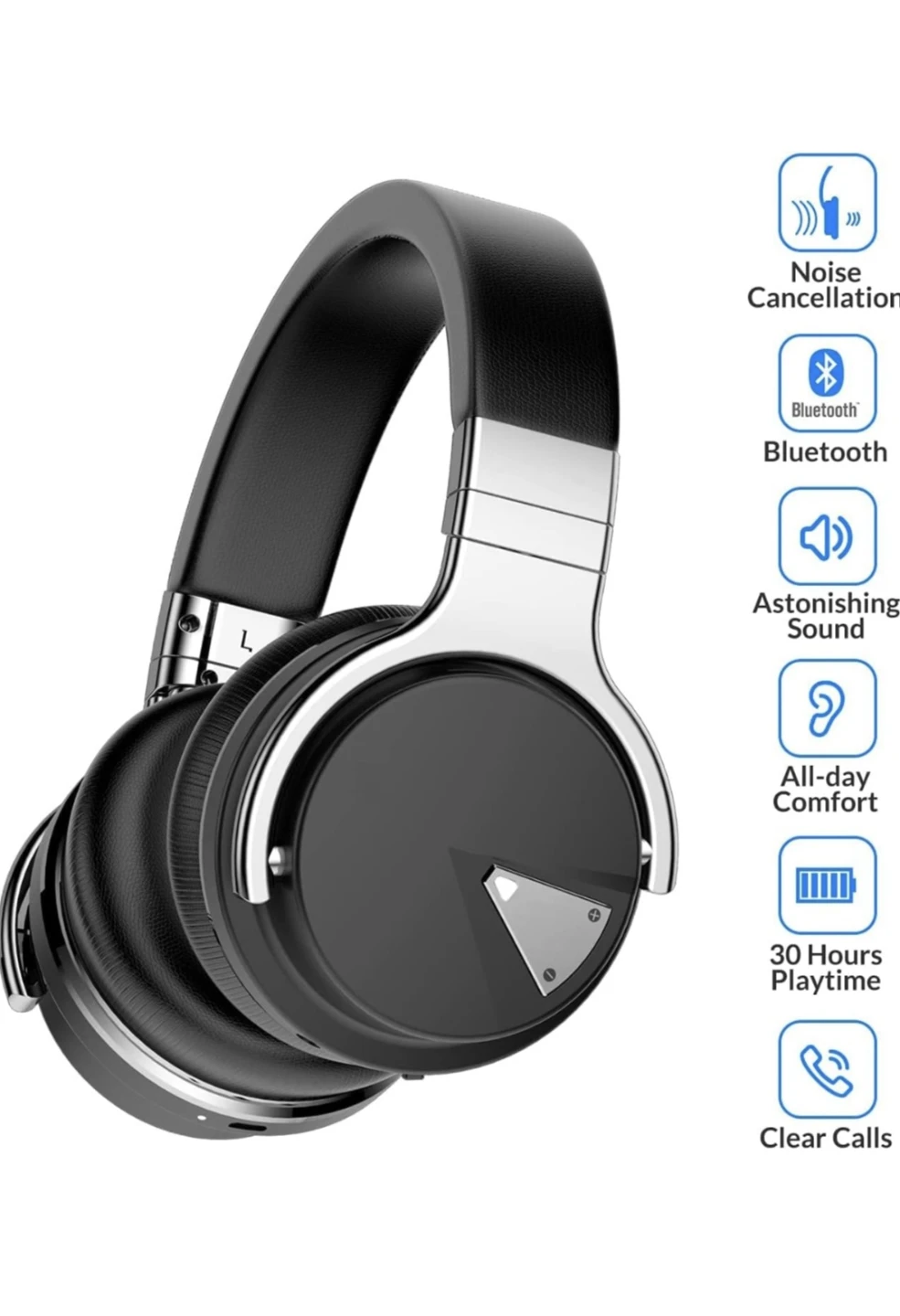 Wireless Active Noise Cancelling Headphones - photo 2