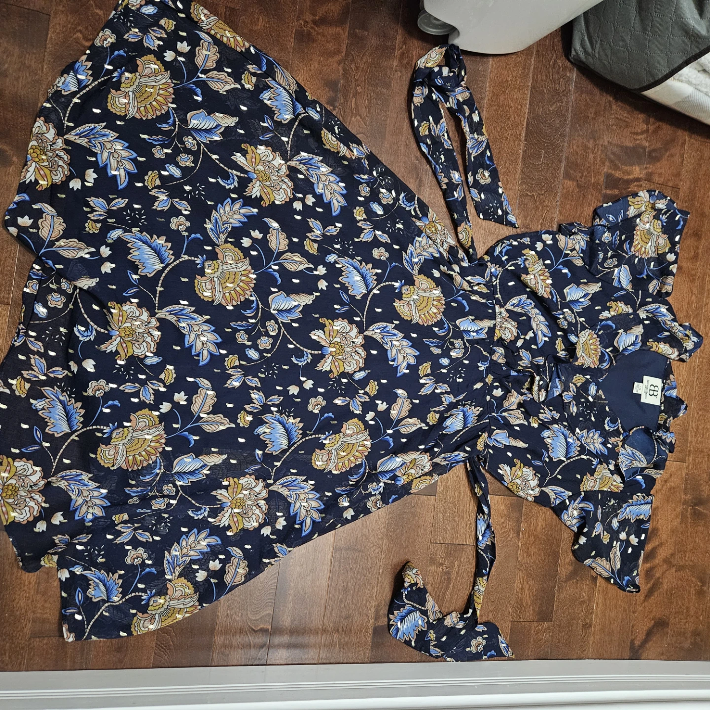 Brand new Bailey Blue Floral Dress size large - photo 2