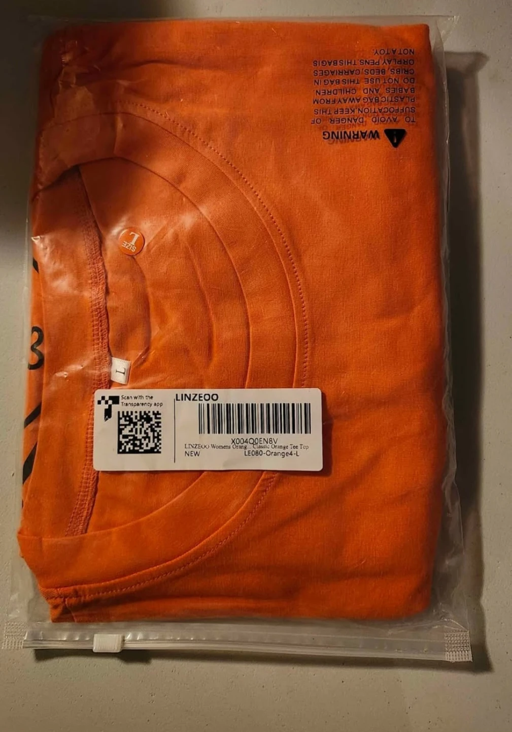 LINZEOO Honour the Children Orange T-Shirt 🏈 - photo 3