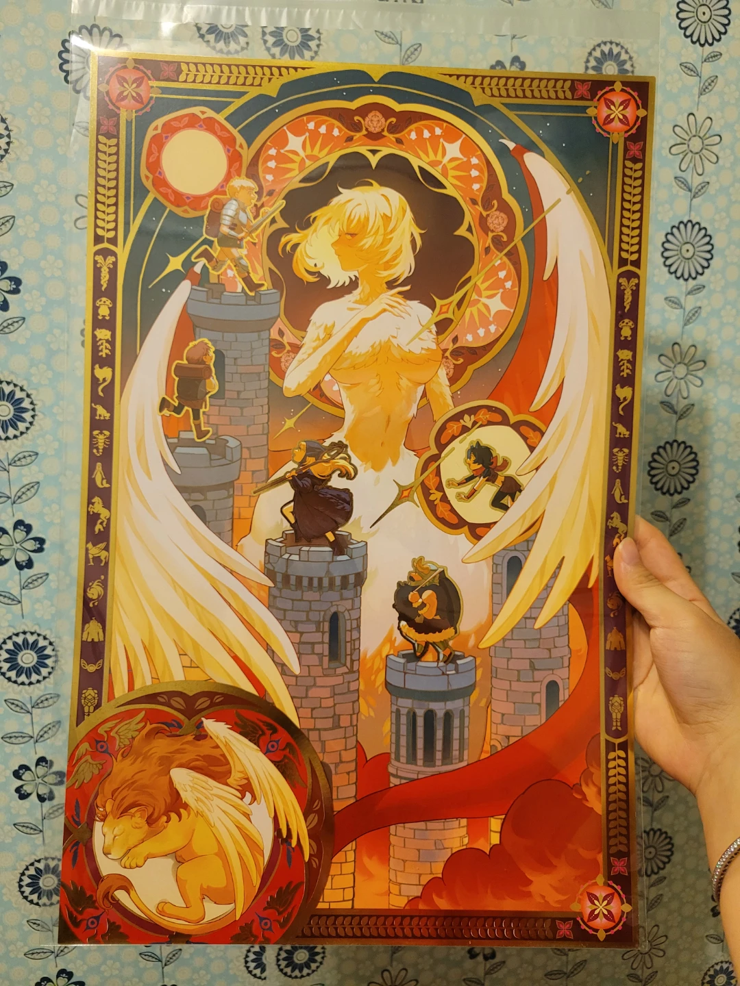 Delicious in Dungeon 11×17" Gold Foil Print Anime Poster