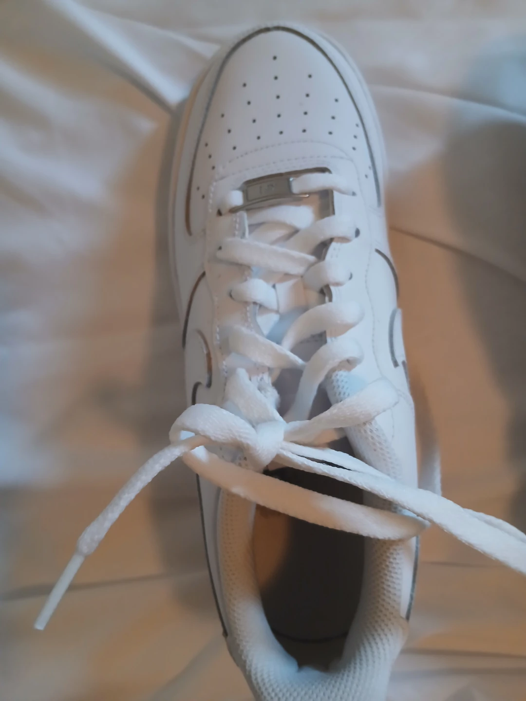 Nike Air Force 1 White Sneakers - photo 2