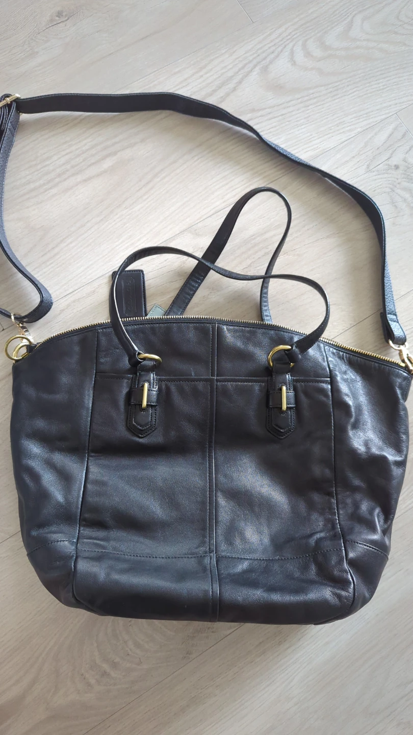 Coach Black Leather Handbag - photo 5
