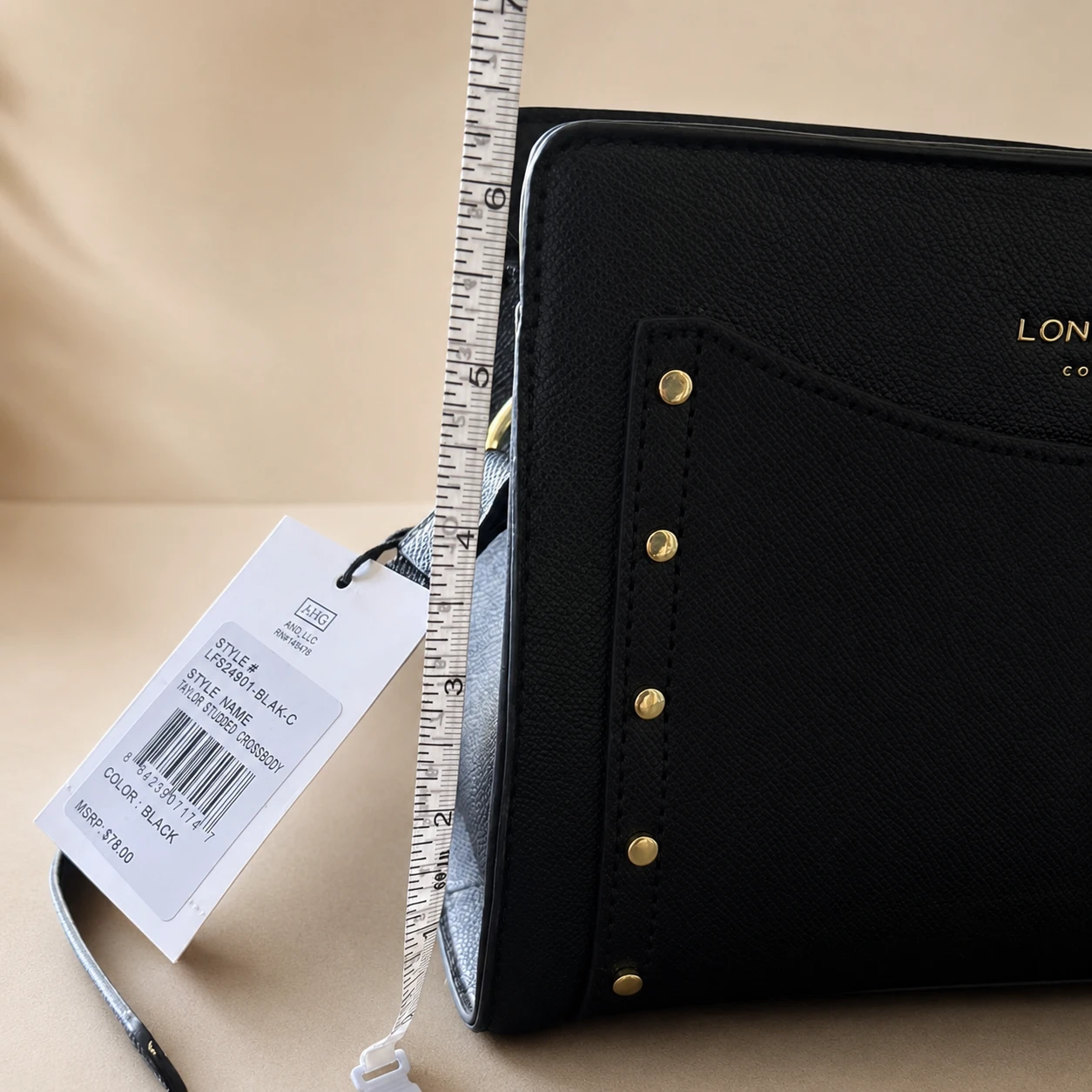 London Fog Taylor Studded Crossbody Bag - photo 2