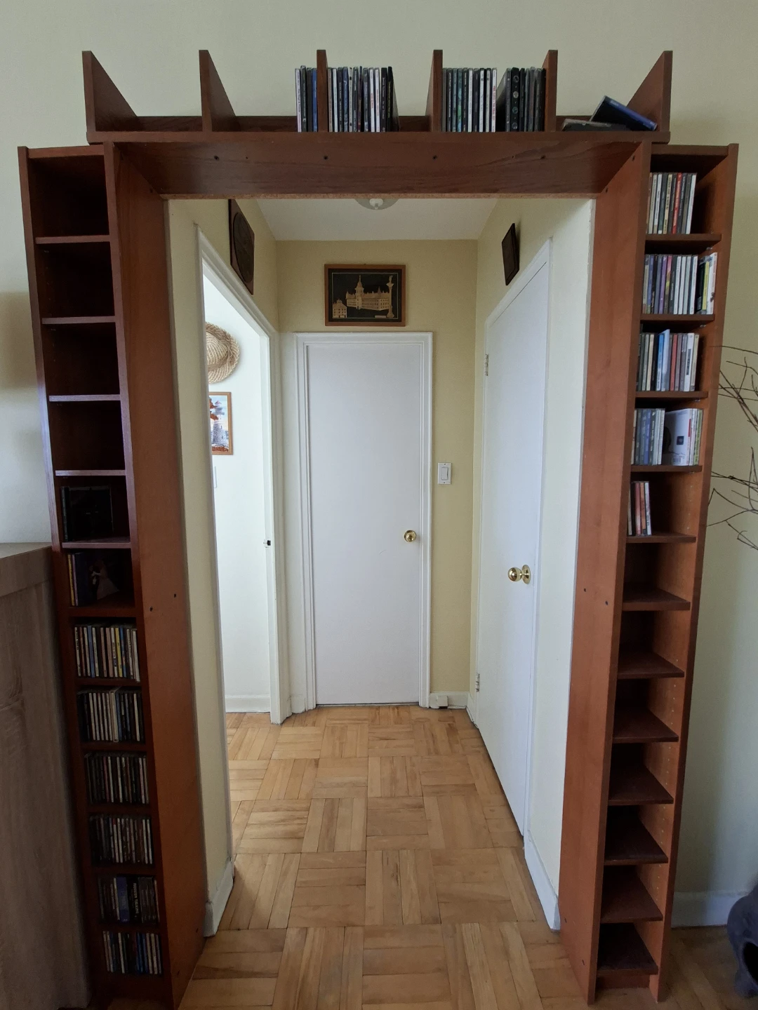 Custom Over-the-Door CD Storage Shelving (set of 3)