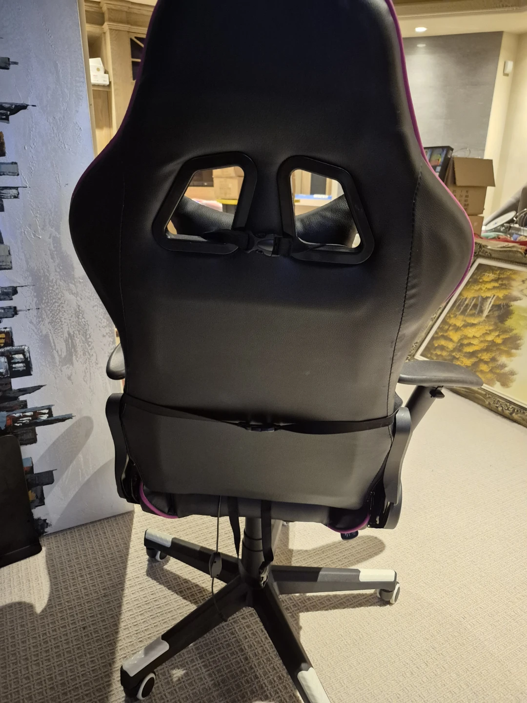 MORGAN Gaming Chair - Black & Pink - photo 4