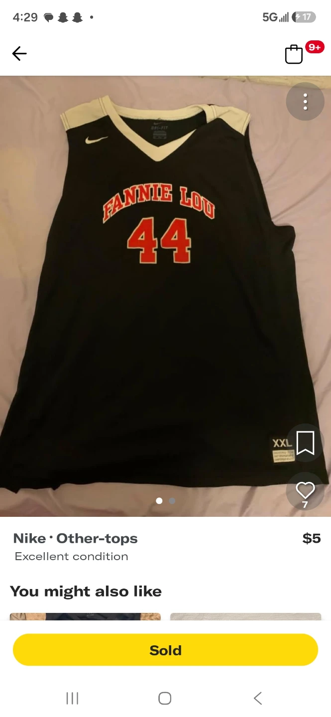 Nike Fannie Lou Basketball Jersey XXL