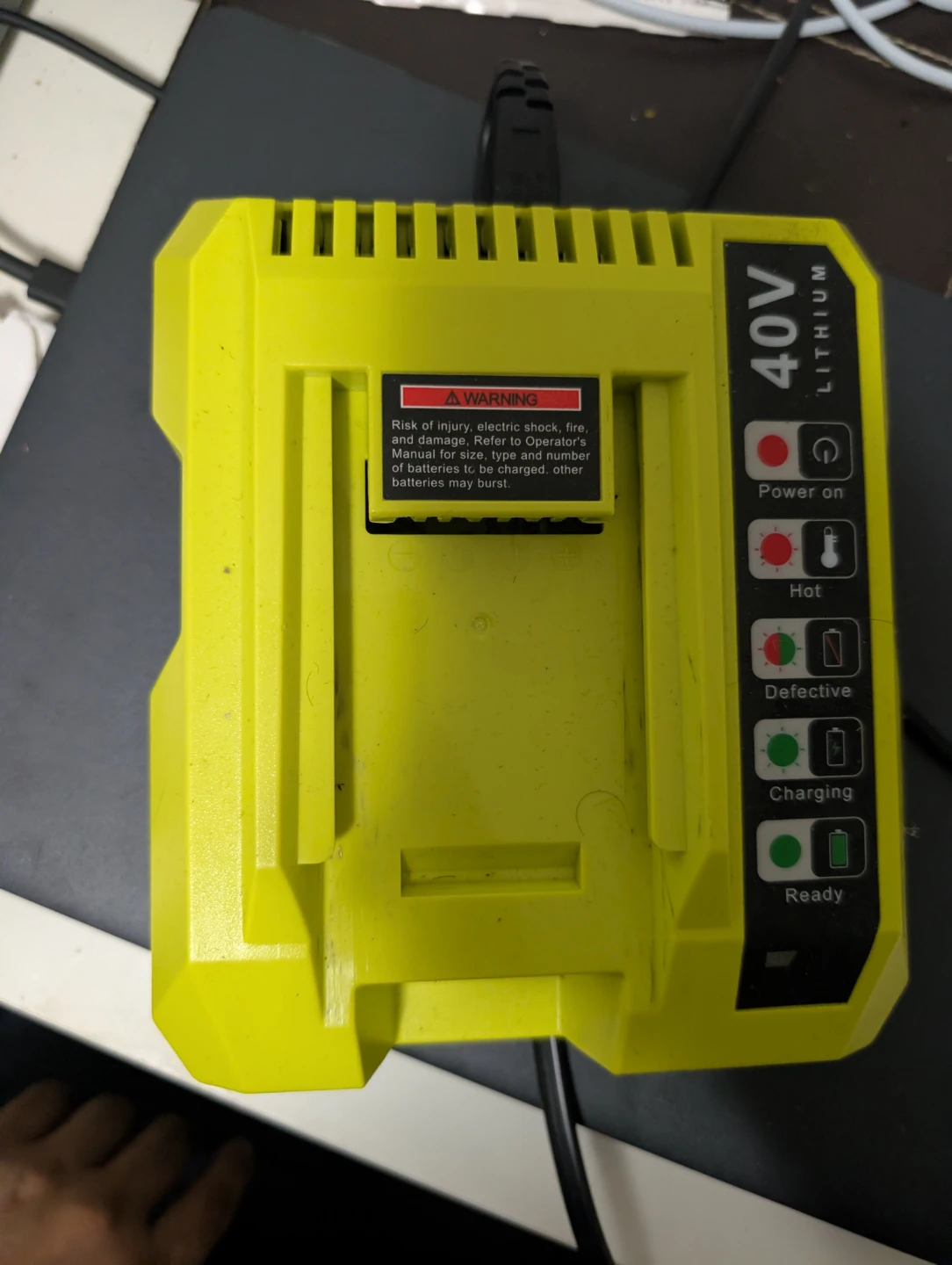 40V Lithium Battery Charger for ryobi - photo 5