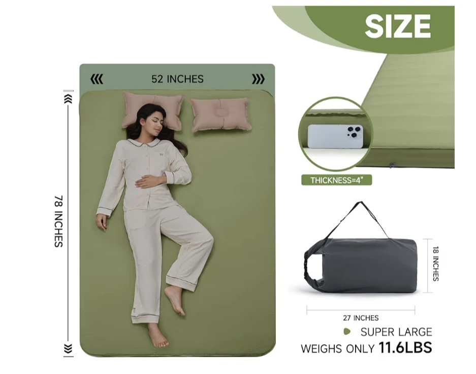 Brand New Self-Inflating Sleeping Pad - photo 3