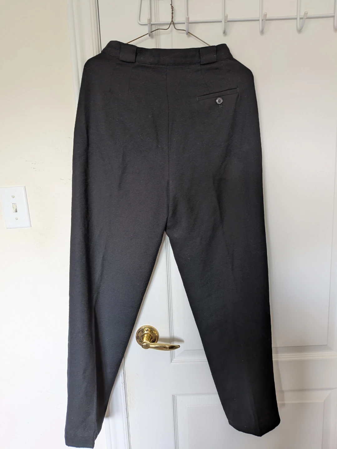 🏈J.B. Collection Black Wool Trousers - Size 8 - photo 3