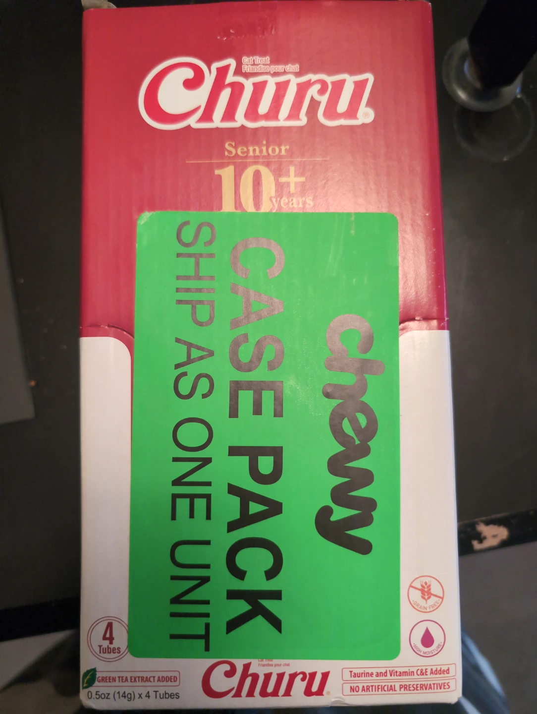 24xChuru Senior 10+ Cat Treats Tuna with Salmon - photo 2