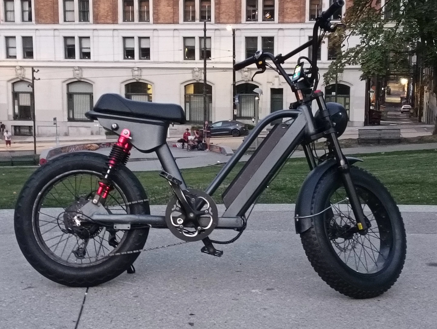 Black Electric Fat Bike Custom Made - photo 2