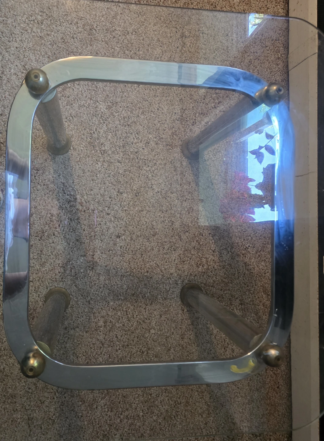 Glass Side Table