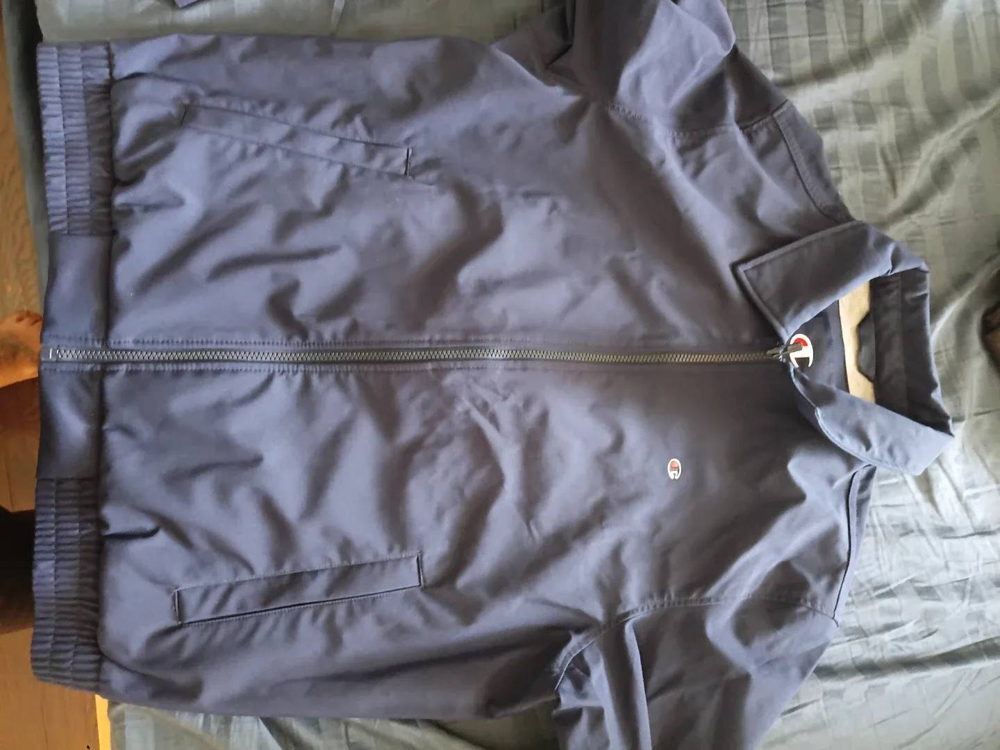 Champion Navy Blue Zip-Up Jacket