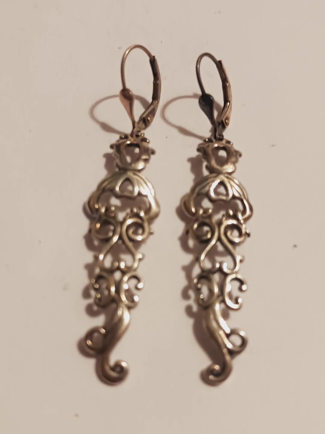 Carolyn Pollack Sterling Silver 925 Filigree Drop Earrings - photo 3