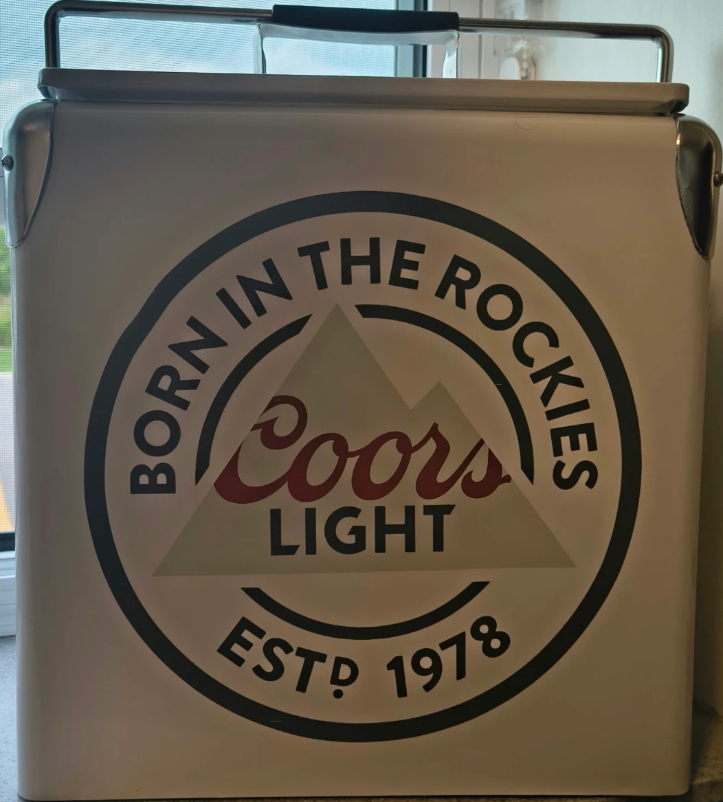 Coors Light Metal Cooler