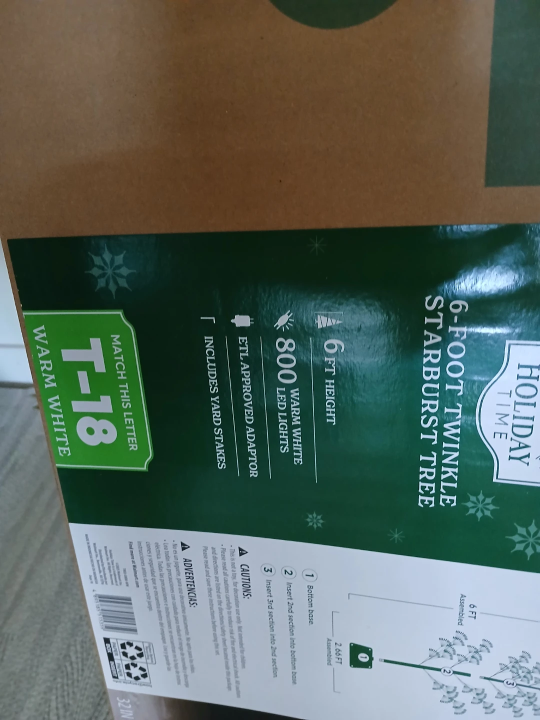 Holiday Time 6ft LED Starburst Tree - photo 3