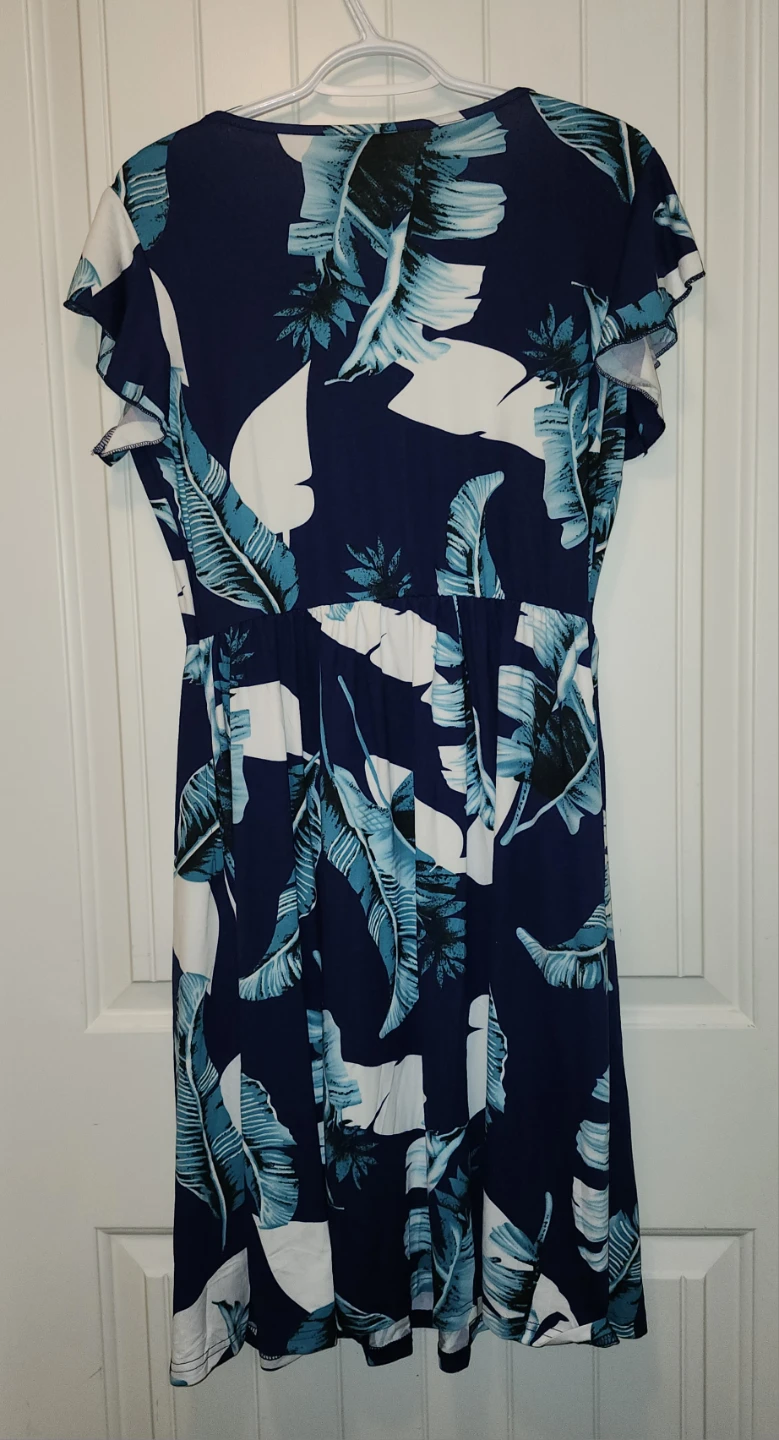 Auselily Tropical Print Midi Dress - photo 3
