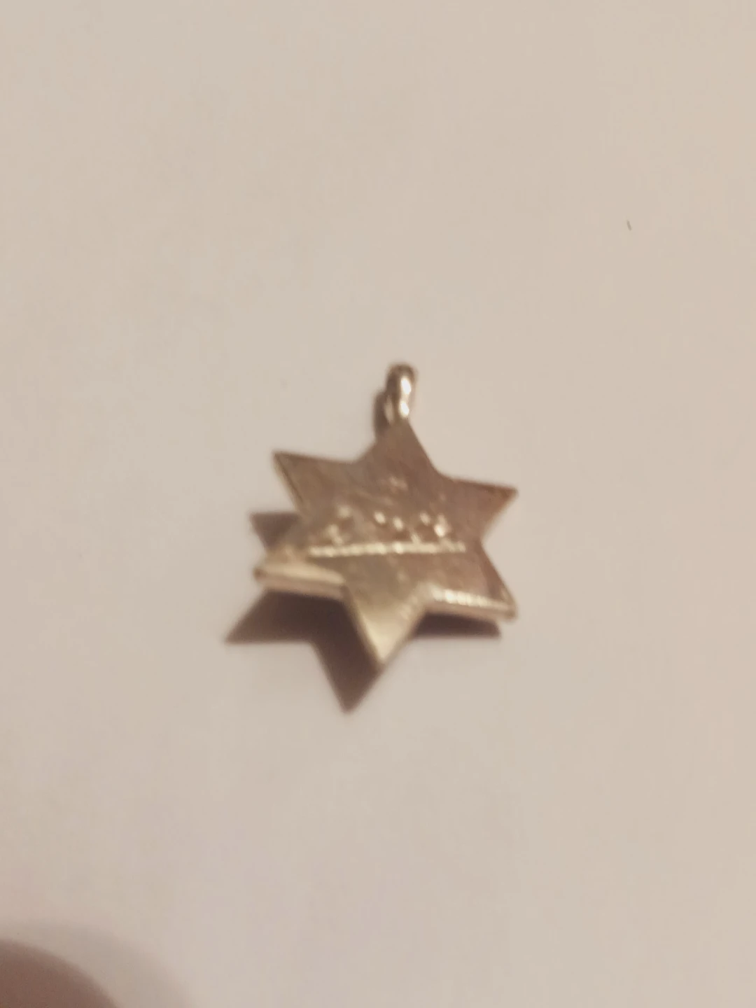 Sterling Silver Star of David Pendant with Floral Detail - photo 3