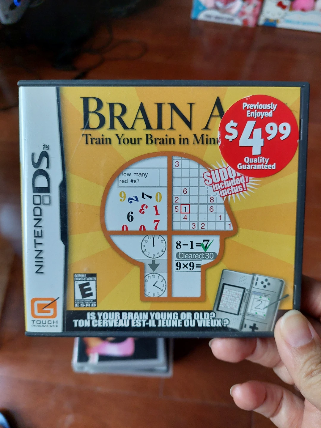 🏈 Brain Age for Nintendo DS