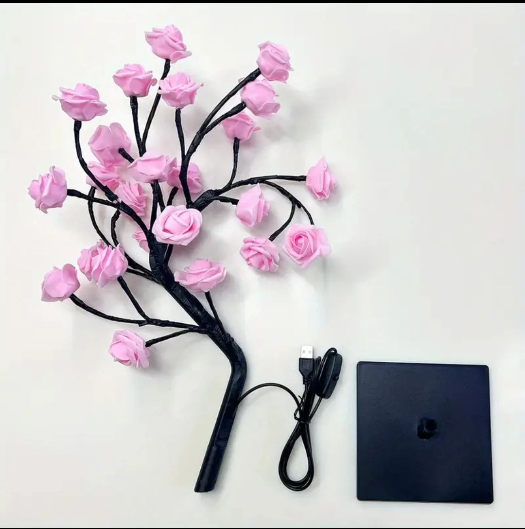 Rose Flower LED Tree Lamp - photo 3