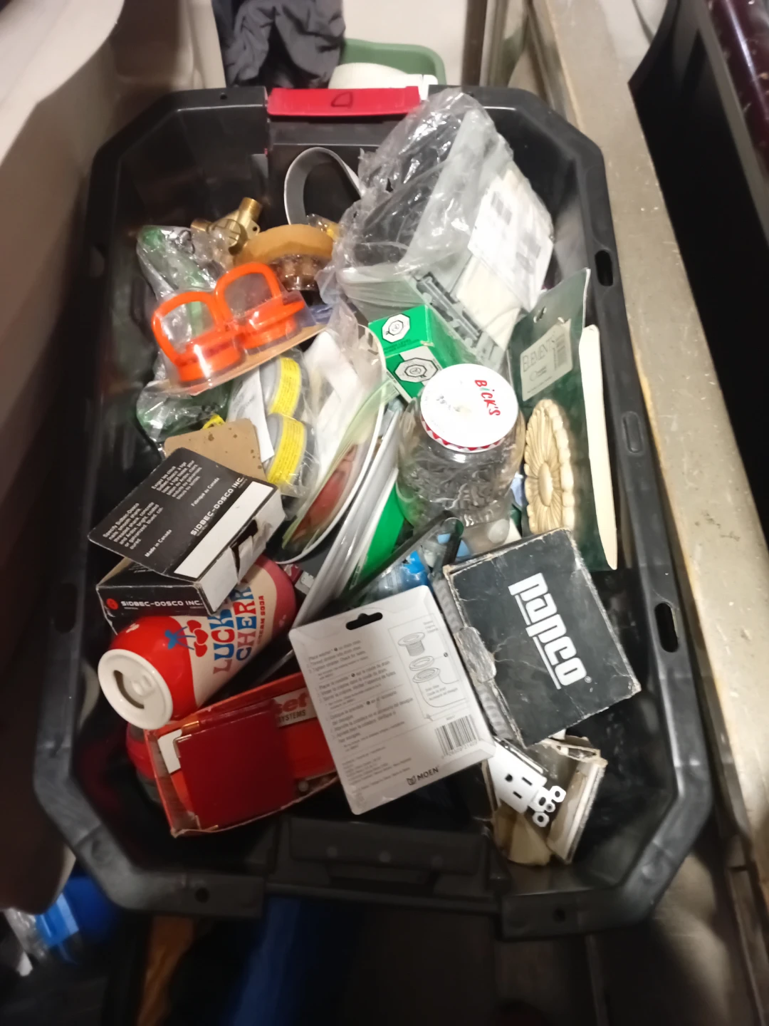 Assorted Hardware and Plumbing Parts Lot