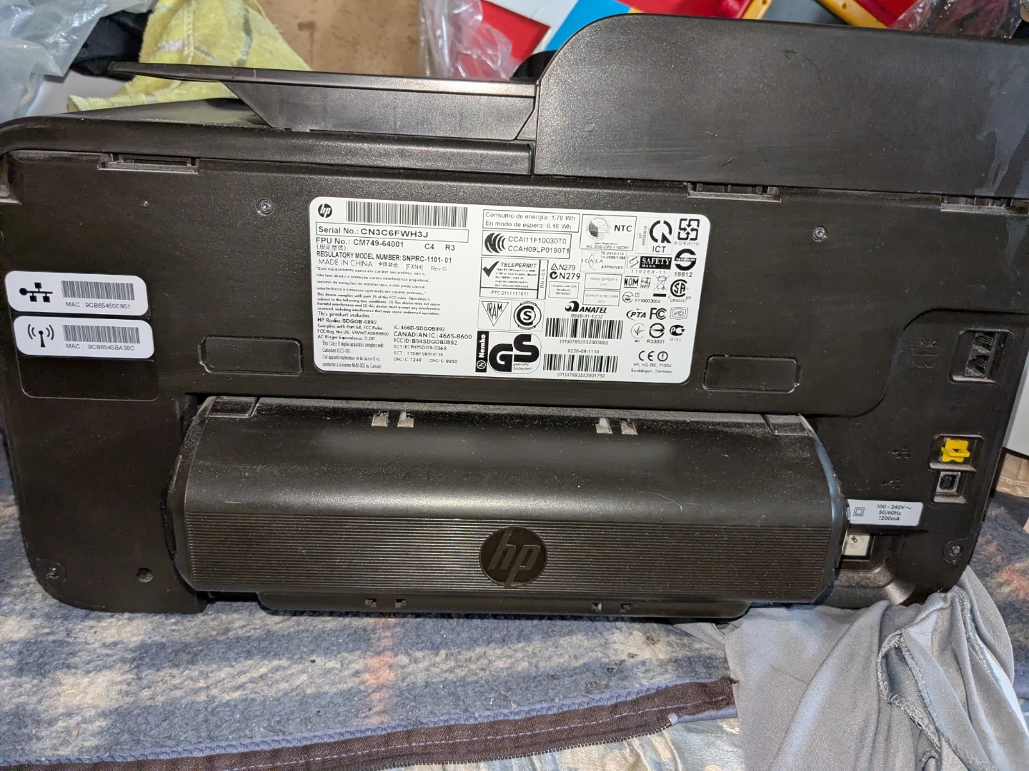 HP OfficeJet 8600 Printer - photo 2