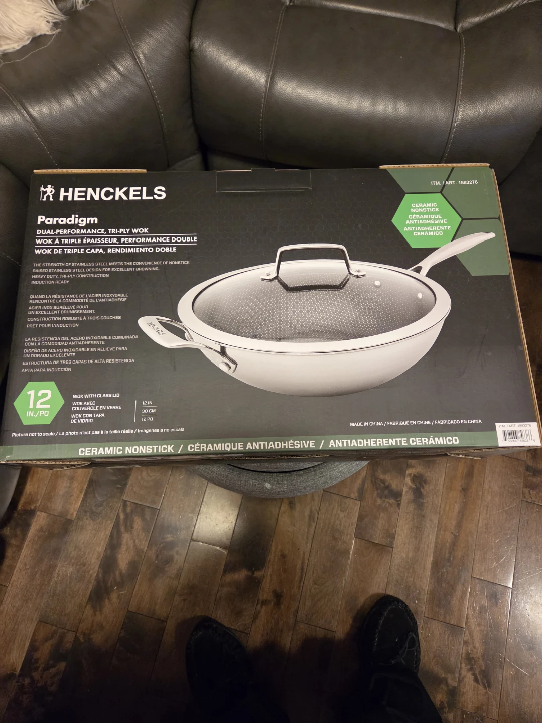 Henckels Paradigm 12-inch Ceramic Nonstick Wok