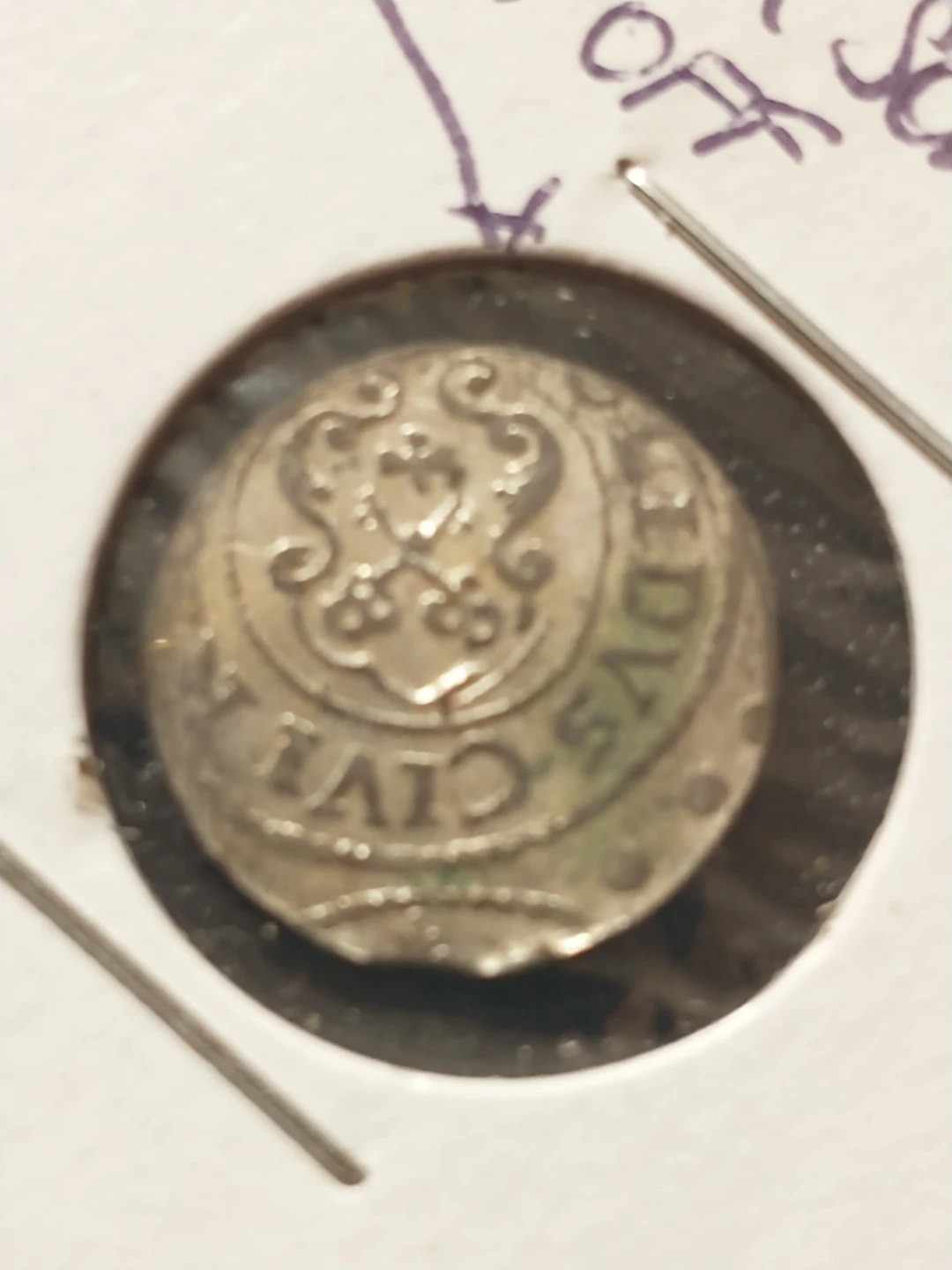 1621-1659 Christina of Sweden Riga Silver Solidus Coin - photo 2