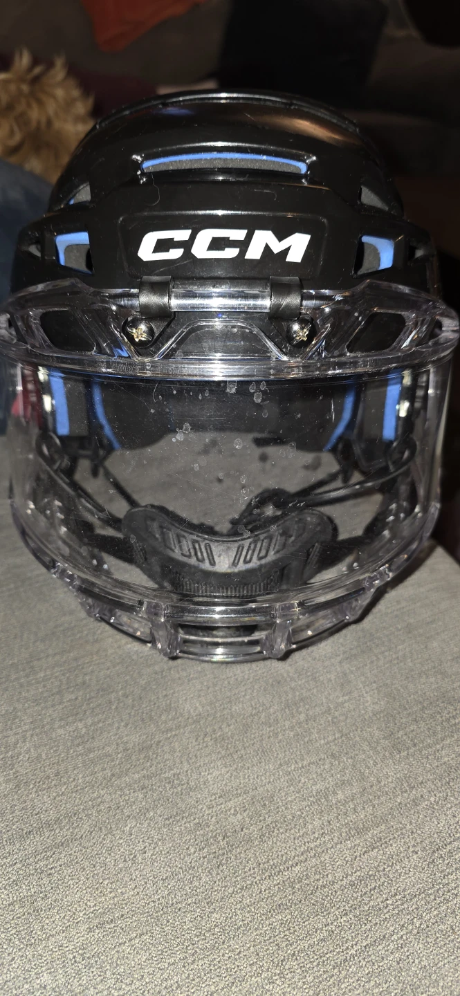 CCM Tacks Helmet with  CCM FV1 "Fishbowl"