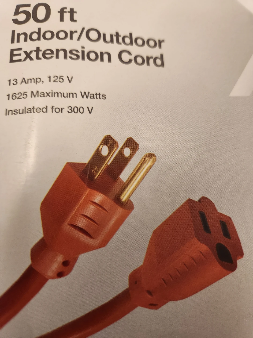 HDX 50 ft Indoor/Outdoor Extension Cord - photo 4