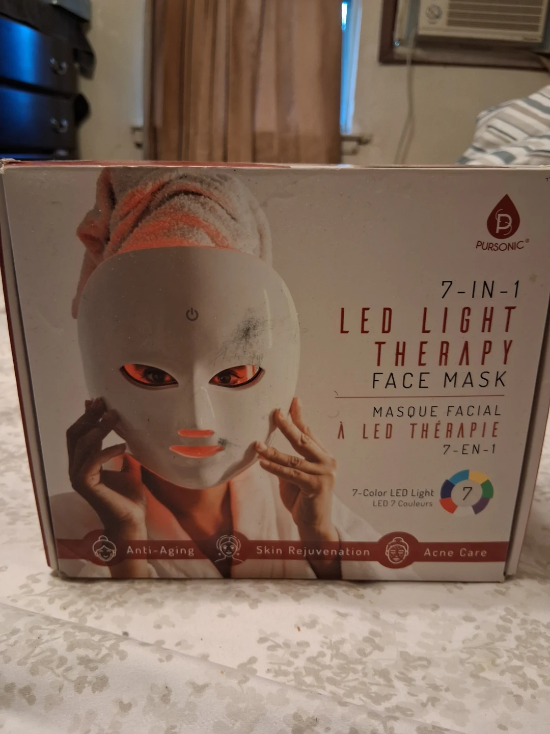 Pursonic 7-in-1 LED Light Therapy Face Mask